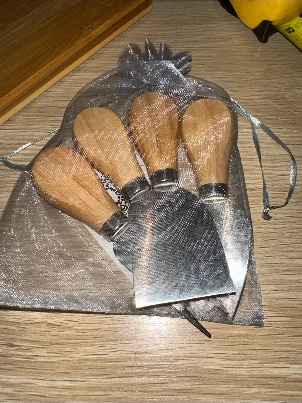 Cositas Contreras Handcrafted Floral Bamboo Charcuterie Board & Cheese Knife Set